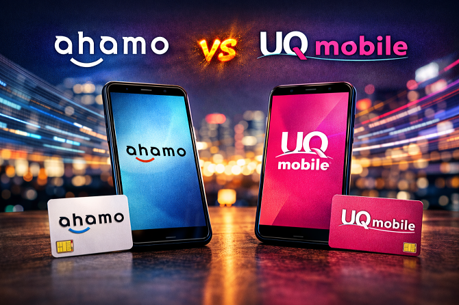 ahamo VS UQmobile