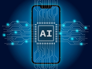 AI搭載スマートフォンのイメージ画像
