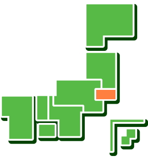 関東地方（日本列島地図）