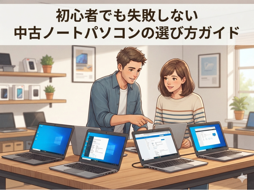 初心者でも失敗しない中古ノートパソコンの選び方ガイド