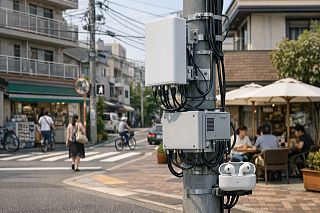 5G携帯基地局のアンテナの画像
