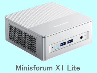 Minisforum X1 Lite（ミニPC）の画像