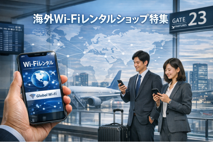 海外 Wi-Fi モバイル・ルータ レンタルショップ特集