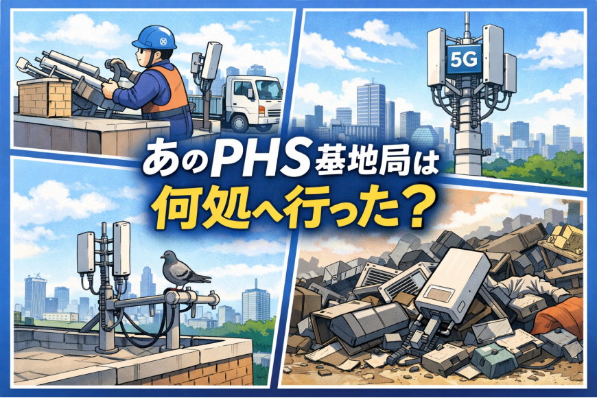 あのPHS基地局は何処へ行った？