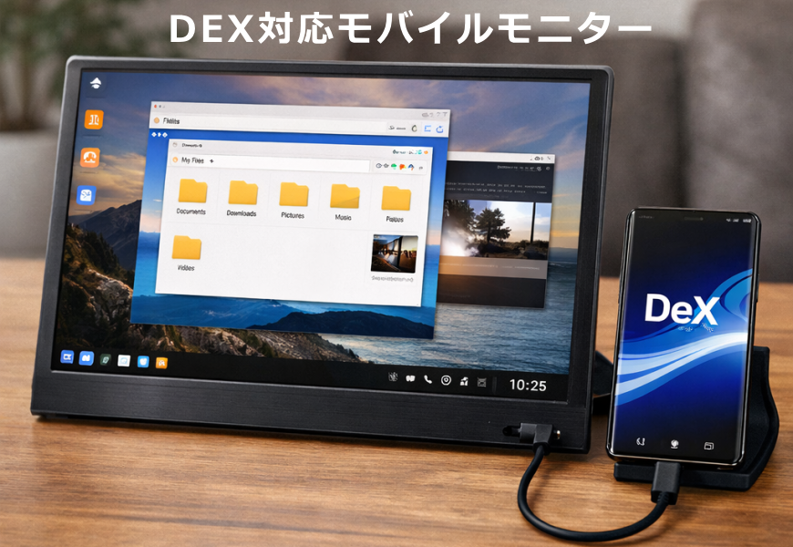 DEX対応モバイルモニター