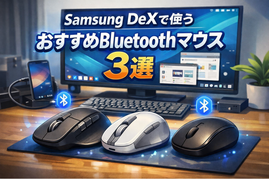 Samsung DeX に最適なBluetoothマウス3選