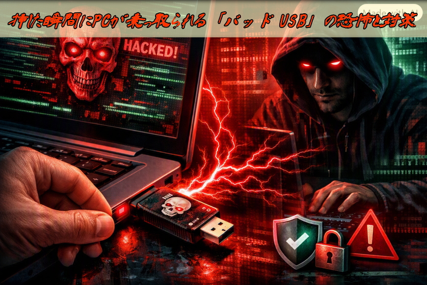 挿した瞬間にPCが乗っ取られる「バッドUSB」の恐怖と対策